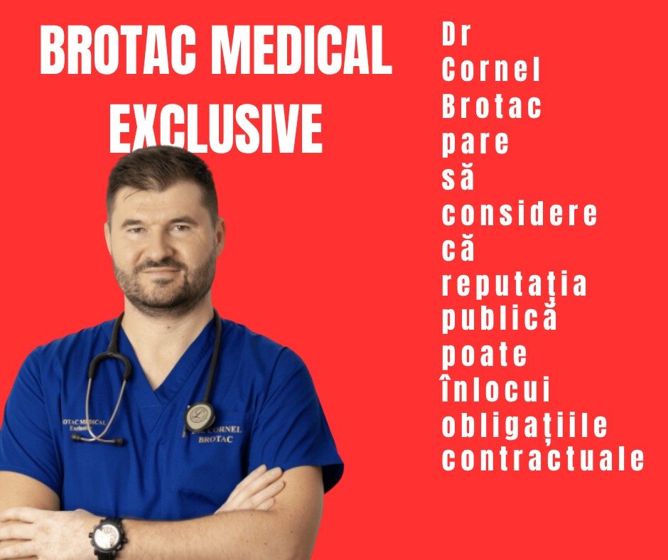 Investigație asupra rețelei de firme conduse de Cornel Brotac: Brotac Medical Exclusive și responsabilitatea în domeniul medical