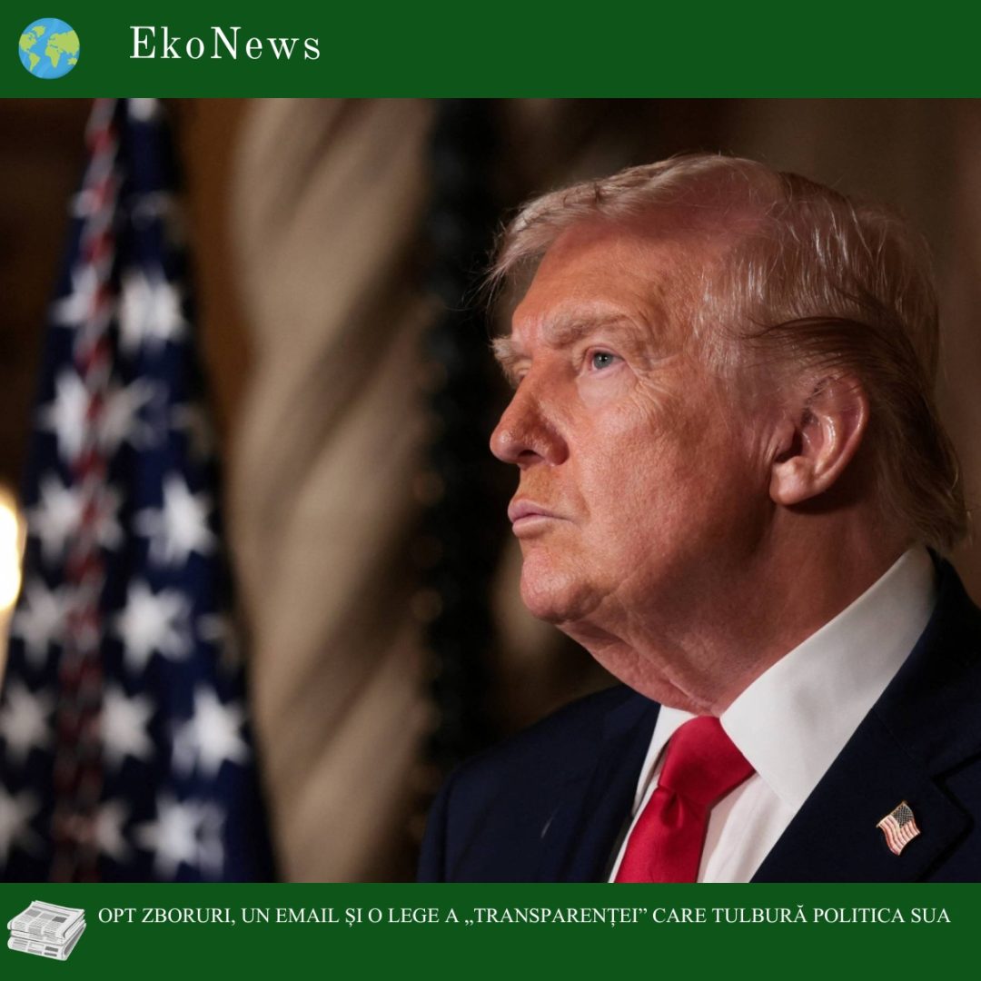 Opt zboruri, un email și o lege a „transparenței” care tulbură politica SUA: noua tranșă din dosarul Epstein